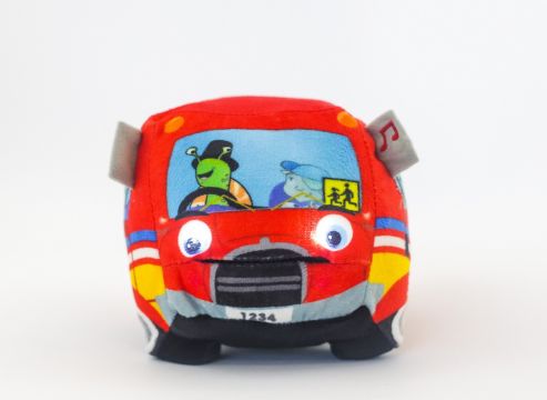 Śpiewający autobus – pluszowa zabawka dla dzieci